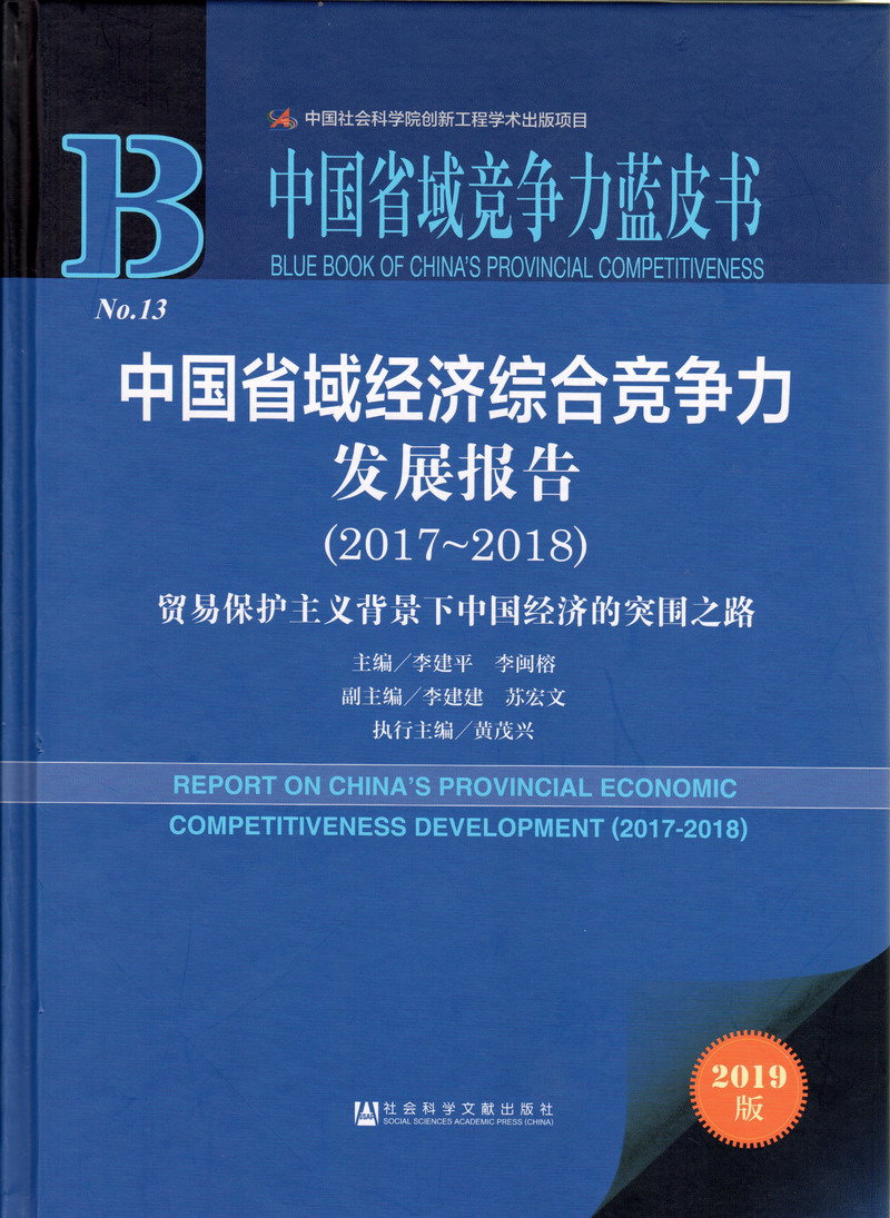 男人操女人的视频网站中国省域经济综合竞争力发展报告（2017-2018）